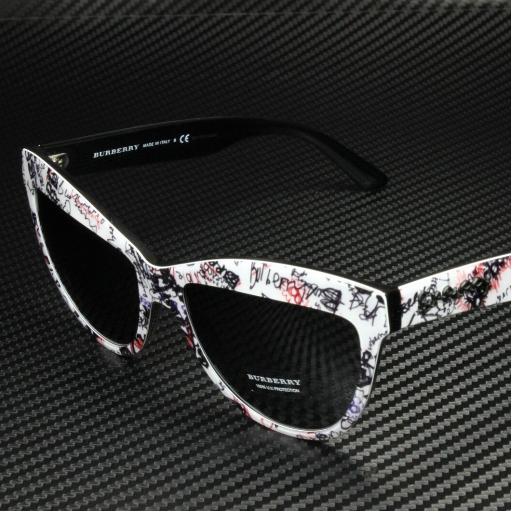 Burberry Doodle Print 56mm Sunglasses